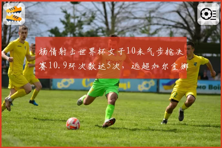 杨倩射击世界杯女子10米气步枪决赛10.9环次数达5次,远超加尔金娜2次